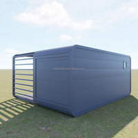 Apple Cabin Container House 2 chambres à coucher 40 pieds Mobile Hotel House on Trailer