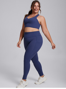 Conjunto Deportivo de Dos Piezas para Mujer, Ropa de Yoga, Bra Deportivo y Leggings, para Gimnasio, Ejercicio y Entrenamiento - Product Image 6
