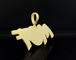 Colgante Personalizado Urban Ice Grand Empire con Diamantes Helados - El Legado del Hielo, Aleación Plateada - Product Image 4