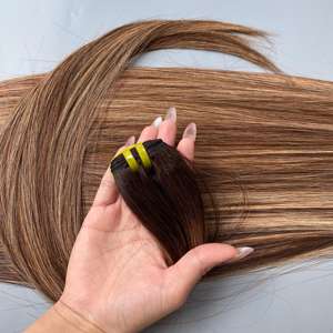 Lot de Cheveux Humains Super Double Drawn Couleur Piano avec Closure, Qualité Premium, Cheveux Vierges Vietnamiens Bruts, Expédition Rapide, Qualité Luxe - Product Image 5