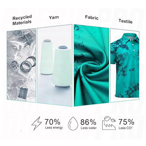 Camisetas de Golf para Hombre, Secado Rápido, Transpirables, de Alto Rendimiento, Polo Reciclado de Manga Corta, Estilo Casual de Negocios, Tenis, Atlético, Ligero - Product Image 5