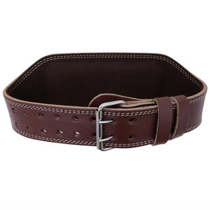 Ceinture de musculation en cuir de vachette à prix de gros, réglable, avec soutien dorsal, antidérapante, respirante, robuste, pour une protection sportive avancée - Product Image 1