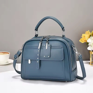 Sacs à main pour femmes multifonctionnels, simples, élégants, portables, avec fermeture éclair, pour le voyage, vente en gros, sacs à main de luxe personnalisés pour femmes - Product Image 4