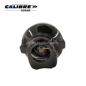 Faro Delantero Redondo de 6 Pulgadas con Lente de Color Arcoíris para Motocicleta, Marca TAIWAN CALIBRE, para Monkey DAX H4 12V con Carcasa Negra - Product Image 5