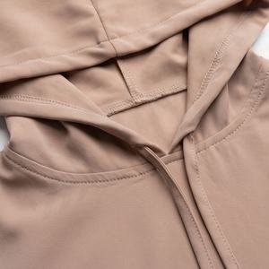 2025 OEM Kimono Abaya pour femmes musulmanes, en tissu polyester épais, doux et très extensible, col en V, manches longues, pour fêtes, Ramadan, mariages - Product Image 4