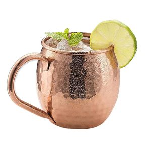Bright Copper Moscow Mule Mugs Crafted For Refreshing Beverage Enjoyment Ideal For Kitchen Bar And Party Hosting - Product Image 5