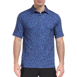 Chemises en tricot imprimées pour hommes, style décontracté chic, personnalisables, pour usage professionnel et commercial - Product Image 1