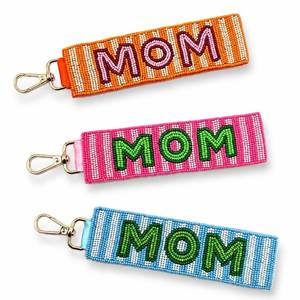 Colorful Crystal Beaded Embroidery Cartoon Woven Wristlet Keychain Fashion Accessory Luxury Seed Beads Color Changing <b>Cat</b> - Product Image 1