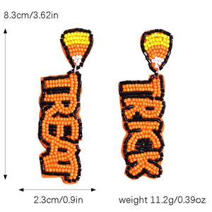 Joyas de Moda para Halloween Hechas a Mano con Cuentas de Arroz, Dulces de Maíz Elegantes para Fiesta de Halloween, por MULTI CRAFT - Product Image 2