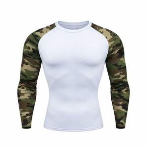 2025 Men's Compression Gym Rash Guard <b>Long</b> <b>Sleeve</b> Fitness Sportswear <b>Thermal</b> Muscle Loss Surfing Suit Breathable - Product Image 2