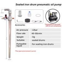 Pompa Drum Sekrup Viskositas Tinggi Pompa Piston Pneumatik untuk Material Kental Pompa Drum Pneumatik Berlubang Progresif