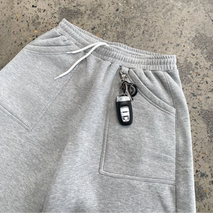 Shorts de bain pour hommes taille haute en toile respirante avec cordon de serrage, service OEM, personnalisables pour la gym, l'entraînement, la course, le sport et les loisirs - Product Image 5