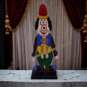 Venta caliente estatua de payaso de Metal de alta calidad decoración de mesa de aluminio escultura de payaso para Hotel en casa - Product Image 4