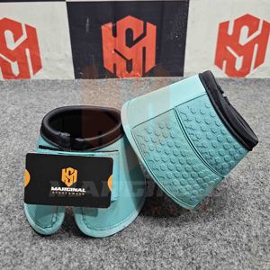 High Quality Horse Riding <b>Brushing</b> Bell <b>Boots</b> Wholesale Comfortable Durable Equestrian Custom Colour Horse Riding Bell <b>Boots</b> - Product Image 3