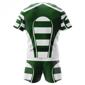Ensemble d'uniformes de rugby pour hommes au design professionnel, nouveau style personnalisé, entièrement sublimé, en polyester, uniforme de sport de rugby - Product Image 3