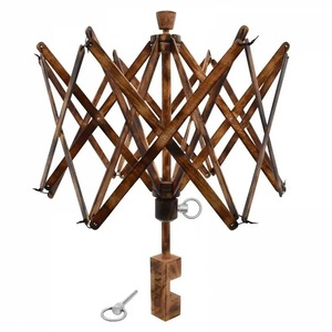 Enrouleur de Fil en Bois Ajustable Turquoise Pliable Style Simple Accessoire de Couture Pratique pour Travaux d'Aiguille - Product Image 3