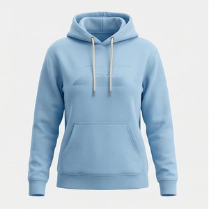 Vente en gros de hauts de sport à manches longues pour femmes, sweat-shirt en coton, logo personnalisé, sweat à capuche, survêtement d'hiver, vêtements de sport pour femmes - Product Image 1