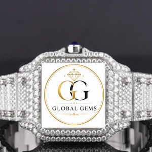 Most Selling Luxury Stainless Steel Iced Out Moissanite Diamond Watch for Party Hip Hop and Street Style Available at Best Price - Product Image 2