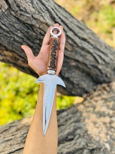 Cuchillos con Punta de Lanza y Mango de Madera, Hoja de Acero Inoxidable de 0.6mm de Grosor, Herramientas para Caza y Camping al Aire Libre, OEM Disponible, Garantía de 3 Años - Product Image 5