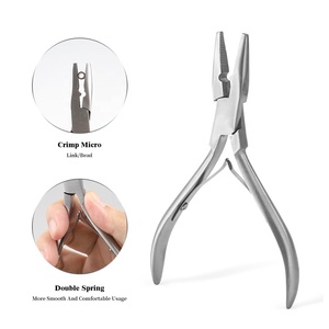 Kit d'outils pour extensions de cheveux, pinces métalliques, ciseaux, clips, ensemble d'installation et de retrait pour usage professionnel - Product Image 2