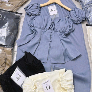 Long Two Piece Summer Hot Casual Cotton Set Women Comfortable Natural Fashion Washable Customized Packaging Vietnam-Made - Product Image 5
