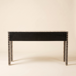 Table console artisanale en os incrusté, mobilier moderne indien pour salon et chambre, qualité garantie pour entrepôt d'entrée - Product Image 2