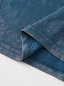 Camiseta de Fútbol Americano de Algodón Lavado Estilo Vintage, Novedad, Oversize, para Hombre, Estilo Urbano, con Estampado de Número, Personalizada, OEM, al por Mayor - Product Image 6