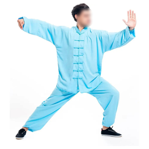 Premium Quality Factory Direct OEM/ODM Service Unisex Accent Wushu Clothing Set Professional <b>Frog</b> Button Kung Fu Uniform - Product Image 1