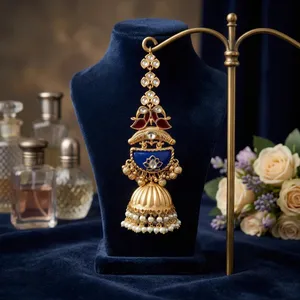 Elegante excelente calidad oro pulido oreja brazalete moderno desgaste fiesta boda función desgaste colección para mujeres y niñas - Product Image 1