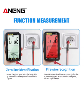 620A 6000 comptes multimètre <span class=keywords><strong>intelligent</strong></span> numérique testeurs <span class=keywords><strong>de</strong></span> Transistor True RMS Auto capacité électrique mètre résistance à la température - Product Image 4