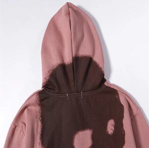 Sweat à capuche oversize en molleton 100% coton, brodé avec logo design hiver, imprimé, coupe-vent, confortable et tendance pour hommes et femmes - Product Image 3