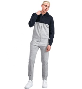 Fabricante de ropa atlética Conjunto de dos piezas con forro polar de invierno Sudadera con capucha Jogger Chándal Trajes de sudor a juego para hombres - Product Image 4