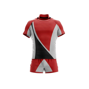 Private Label Men's Rugby Uniform For Comfortable Fit Short Sleeves Breathable Design High Quality Hot <b>Sale</b> Rugby Uniform Sets - Product Image 6