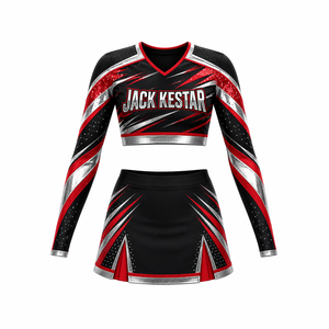 Uniforme Personalizado de Animadora para Niñas y Mujeres, Ropa Deportiva Premium con Colores, Nombres y Números Personalizados - Product Image 1