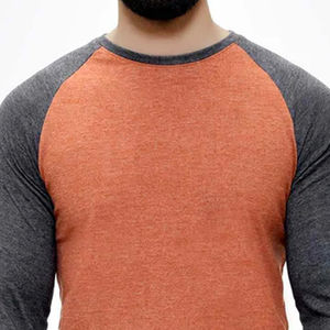 T-shirt Homme Coupe Droite Manches Courtes Couleur Unie 100% Coton Tissu Extensible Doux Décontracté Quotidien Respirant Haute Qualité Vente en Gros - Product Image 5