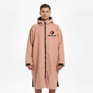 Custom <b>Men</b> Swim Parka <b>Jacket</b> <b>Long</b> Waterproof Winter Hooded Warm Team Sportswear Wholesale Supplier - Product Image 5