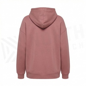 เสื้อฮู้ดดี้ทรงหลวมสำหรับผู้หญิง แบบเรียบง่าย สวมใส่สบาย ปรับแต่งสีได้ คุณภาพสูง แฟชั่นทันสมัย รับผลิตแบบ OEM - Product Image 2