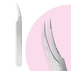 Pince à épiler isolante à pointe en fibre pointue pour l'utilisation des sourcils - Product Image 4