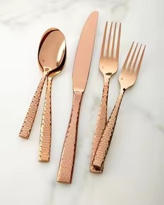 Contemporary Kitchen <b>Table</b> Metal Cutlery Set <b>Spoon</b> Fork Serving Combo Perfect for Dining and Hosting - Product Image 1