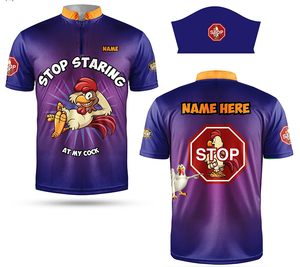 เสื้อเบสบอลสั่งทำพิเศษ คอซิป 1/4  แบบพิมพ์ลายด้วยความร้อน  ต้านเชื้อแบคทีเรีย แห้งเร็ว ระบายอากาศได้ดี เสื้อกีฬาสำหรับทุกเพศ 100% - Product Image 3