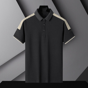 เสื้อผู้ชายแบบสั่งทำ ผ้าถัก แขนสั้น แห้งเร็ว บริการ OEM ตำแหน่งโลโก้ด้านหน้า ออกแบบเองได้ น้ำหนัก 220 กรัม จากโรงงานโดยตรง - Product Image 5