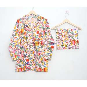 Conjunto de Pijama de Algodón de Última Moda para Mujer, Ropa de Dormir Cómoda, Vestido de Pijama para Damas de Honor, Conjunto de Pijama de Algodón para Adultos - Product Image 2