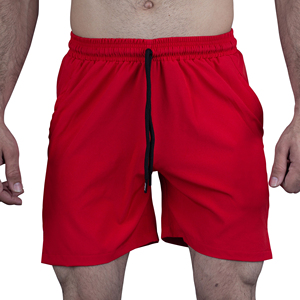 Shorts de sport pour hommes en coton 100% personnalisés, couleur unie, style streetwear, à prix bas. - Product Image 1
