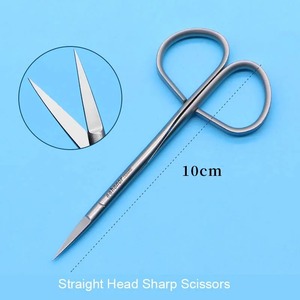Tijeras Quirúrgicas Oftálmicas BAFA SURGICAL INSTRUMENTS con Mango Retorcido para Separar y Despegar Tejidos, Finas, Clase I ISO13485 - Product Image 5