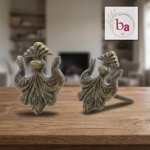 Manijas y Perillas de Hierro Fundido Tradicionales Ba, Diseño Moderno, Duraderas, para Cómodas y Oficinas en Casa - Product Image 4