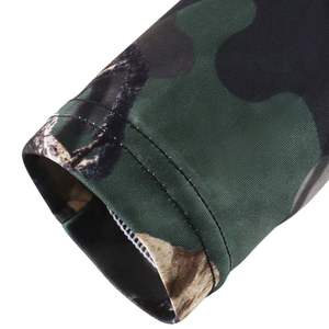 Haut de pêche à capuche et masque intégré, motif personnalisé, entièrement sublimé, UPF 50, en Spandex/Polyester, protection solaire UV, faible MOQ - Product Image 3