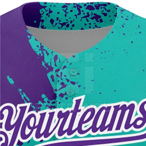 Maillot de baseball pour homme avec logo brodé en 3D, manches courtes, séchage rapide, polyester respirant, tenue sportive d'équipe, nouvelle arrivée 2026 - Product Image 3