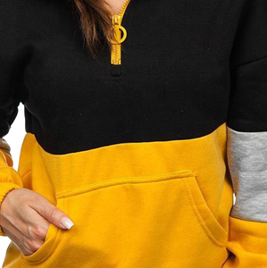 <b>Women</b> Half <b>Zip</b> Hoodie Winter Warm Fleece Long Sleeve Thick Cozy Casual Loose Fit Comfortable Fashion Pullover <b>Zip</b> Hoodie <b>Top</b> - Product Image 5