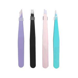 Kit de modelado de cejas, juego profesional para el cuidado y recorte de cejas, pinzas de acero inoxidable, tijeras y cuidado preciso de las cejas - Product Image 1