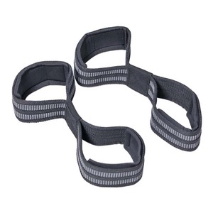 Sangles de poignet rembourrées en plastique confortables en forme de 8 pour l'haltérophilie et les soulevés de terre, personnalisables OEM pour l'entraînement en salle de sport - Product Image 1